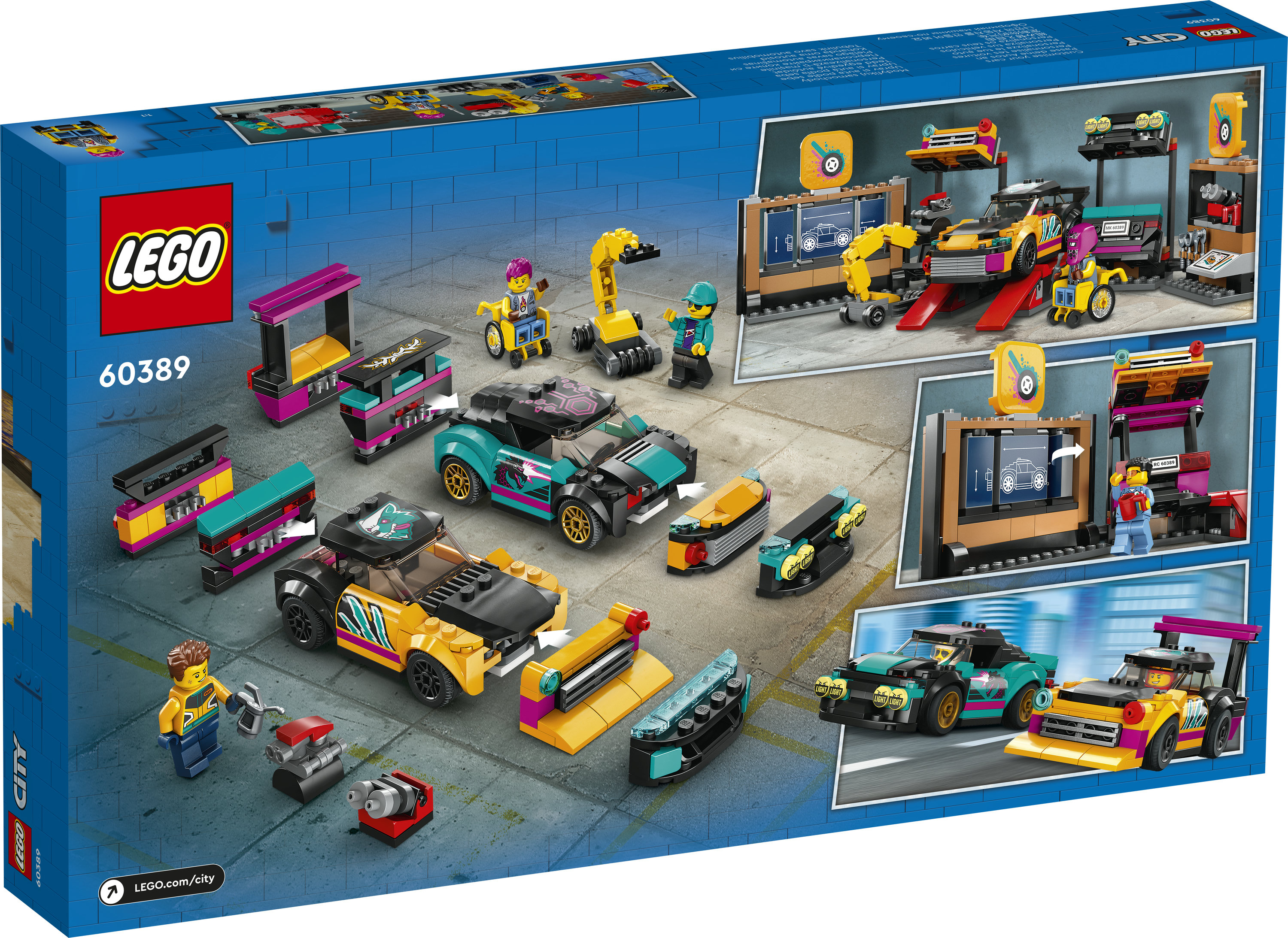 LEGO City Garage auto personalizzato