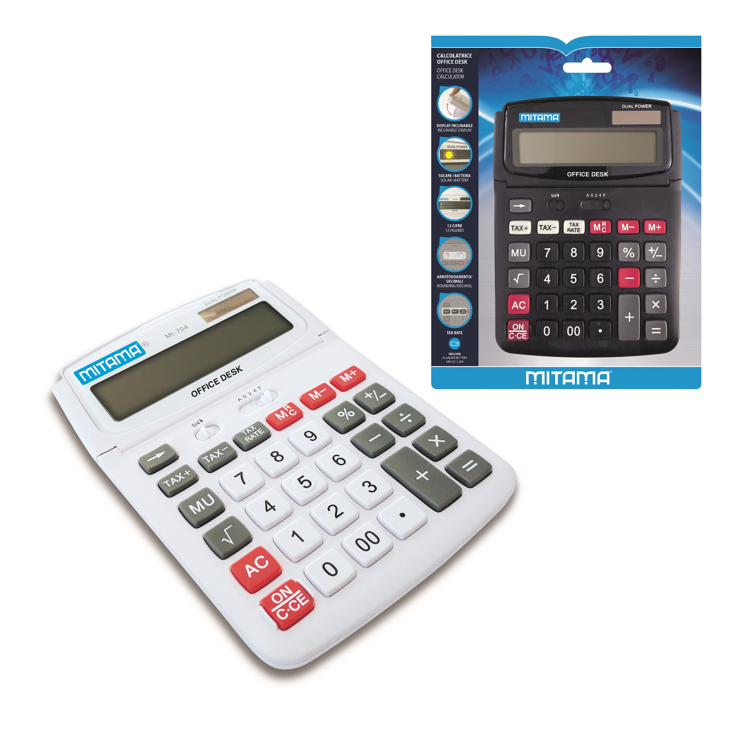 Mitama Calcolatrice Office Desk Genius