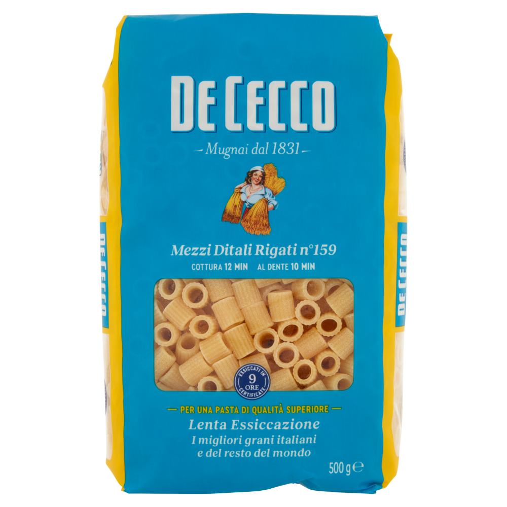 De Cecco Mezzi Ditali Rigati n°159 500 g