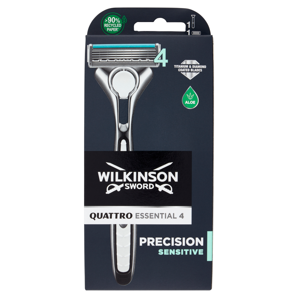 Wilkinson Sword Rasoio Quattro Essential 4 Sensitive
