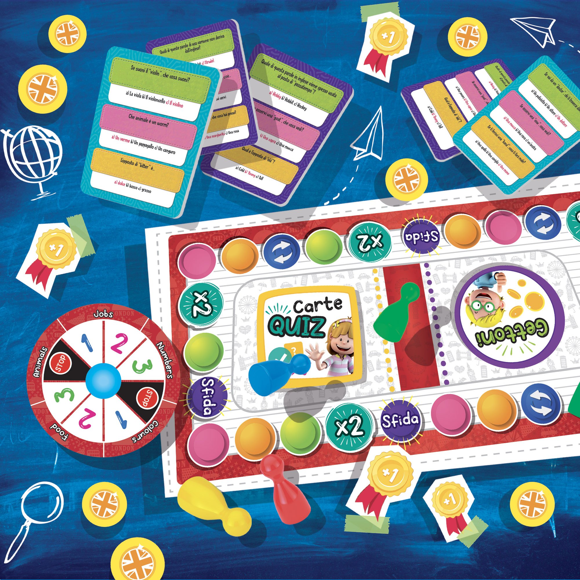 Lisciani 100514 gioco da tavolo I&rsquo;m A Genius Ts Go-Go English Educativo