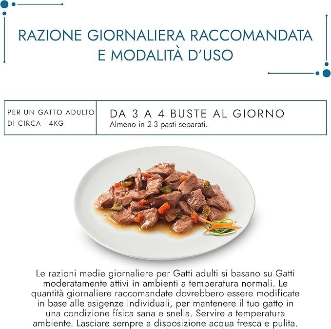 GOURMET Perle Filettini in Salsa Cibo Umido per gatti Adulti con Vitello, manzo, Trota Selvaggina insaporiti con Verdure, 8 buste da 85g