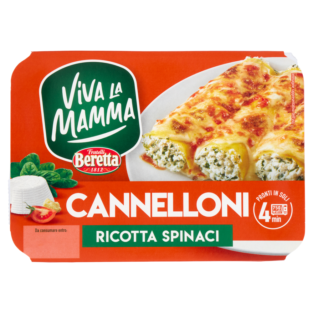 Viva la Mamma Cannelloni Ricotta e Spinaci 350 g