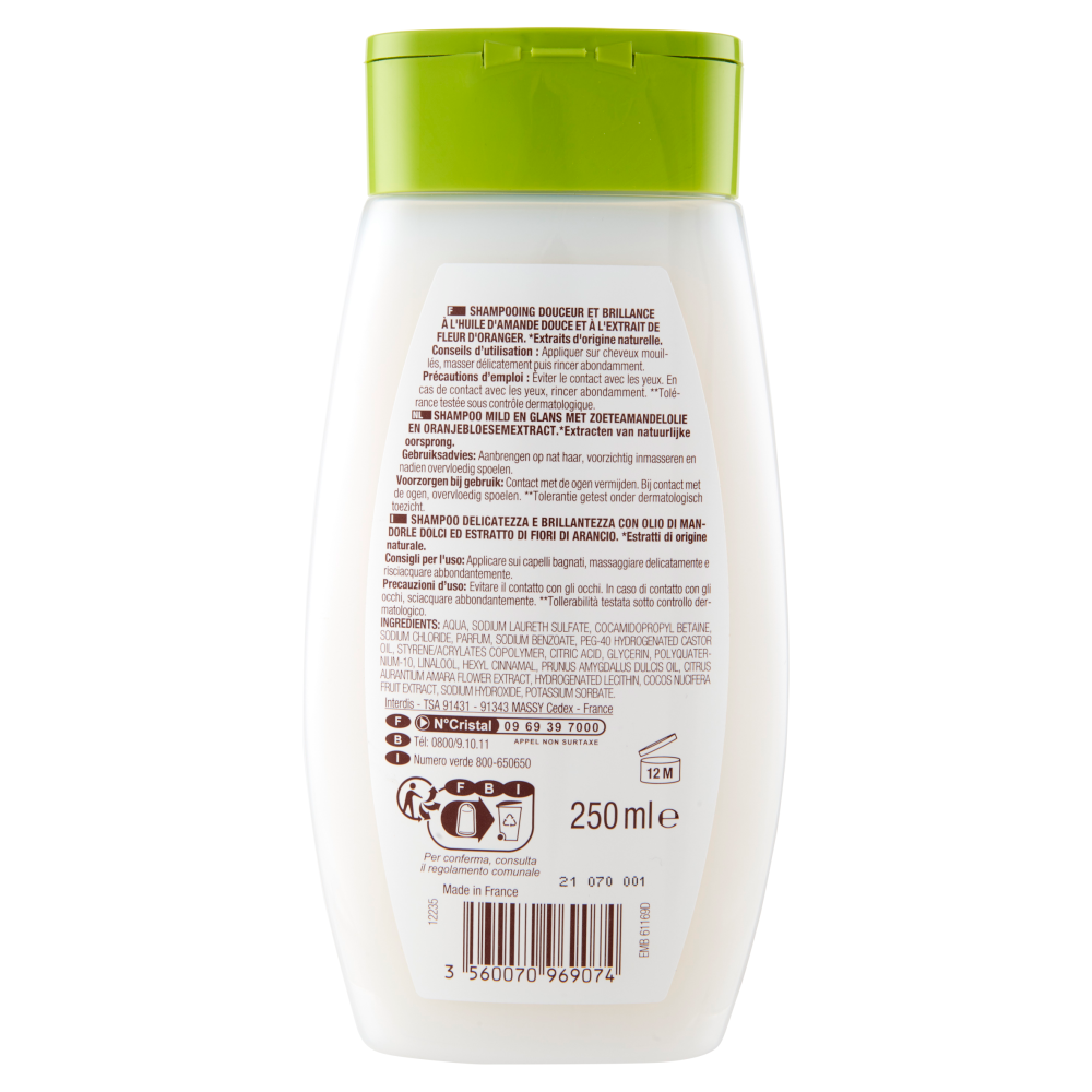 Carrefour Soft Softness Mandorla & Fiori di Aarancio Shampoo delicatezza 250 ml