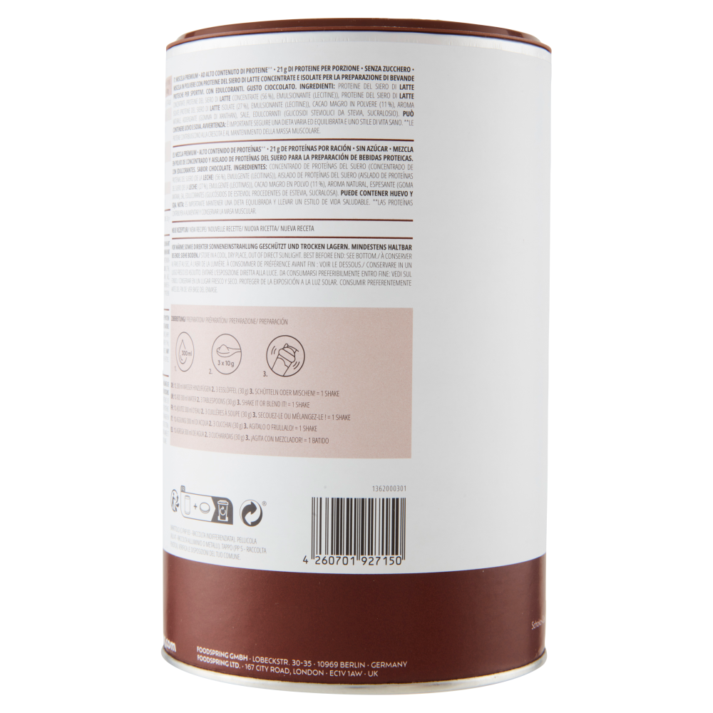 foodspring Whey Protein Chocolate Flavour 330 g