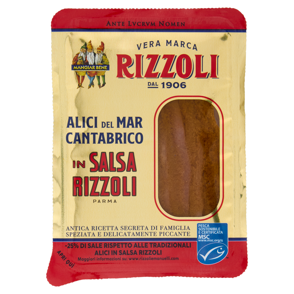 Rizzoli Alici del Mar Cantabrico in Salsa Rizzoli 70 g