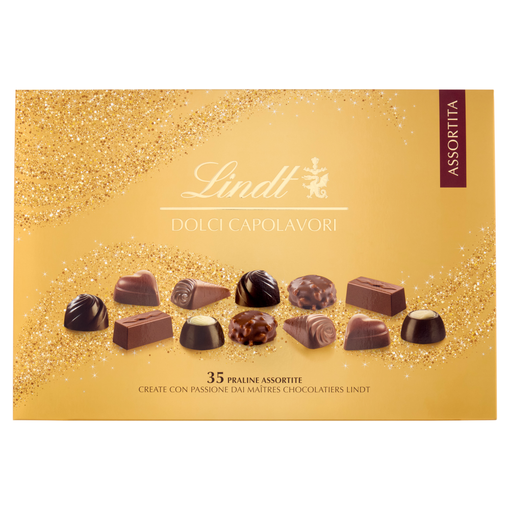 Lindt Dolci Capolavori Cioccolatini assortiti Scatola regalo 337 g