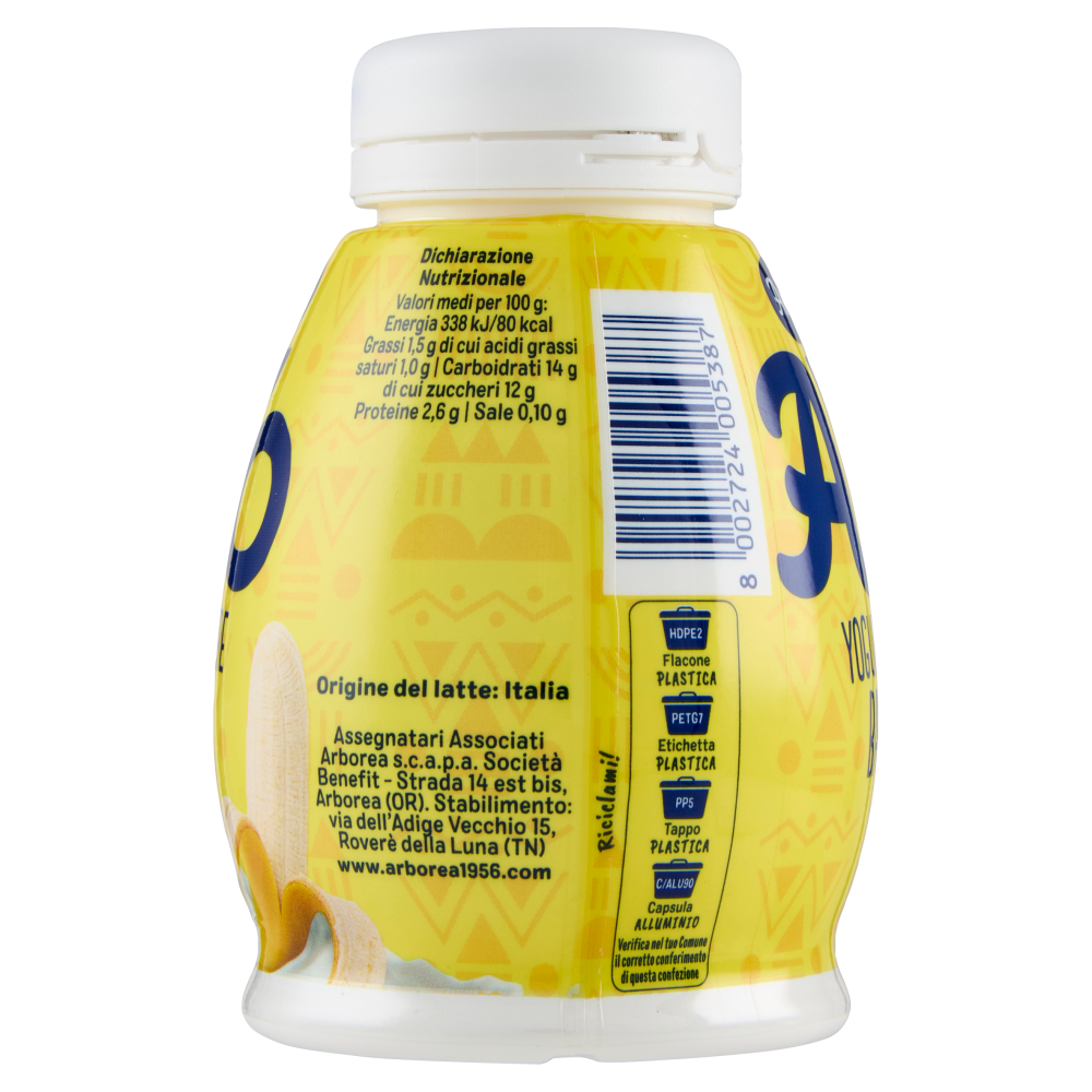 Arborea A-Yo Yogurt da Bere Banana 200 g