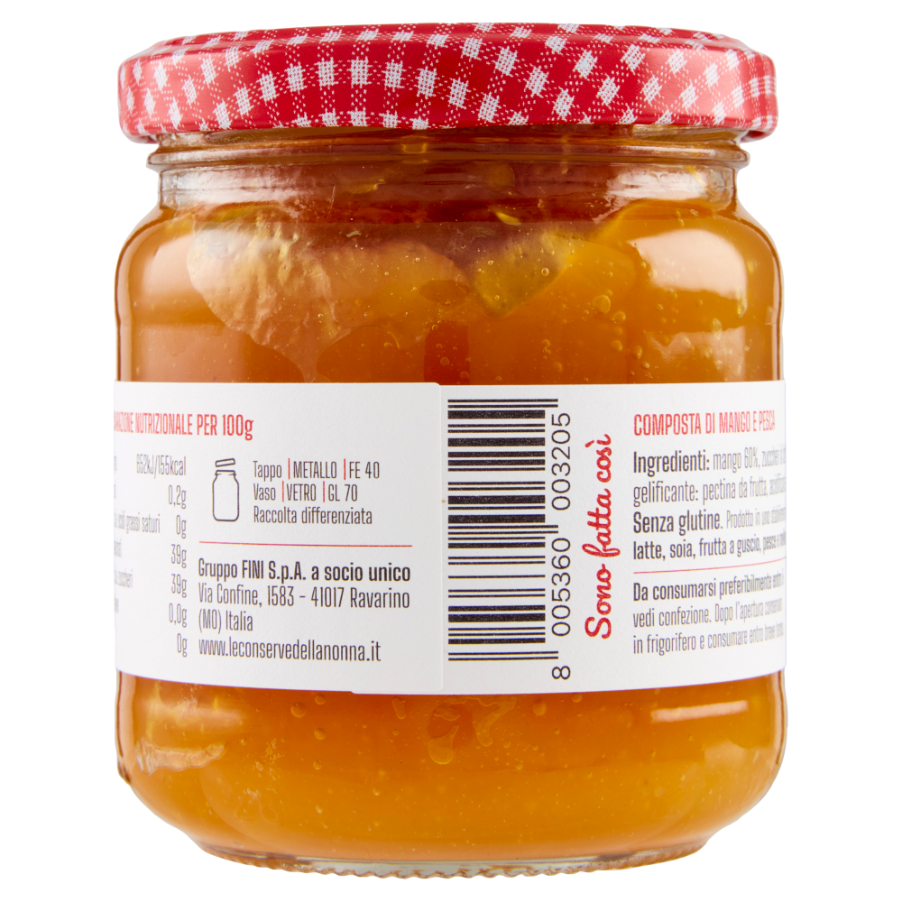 Le Conserve della Nonna Mango e Pesca 210 g