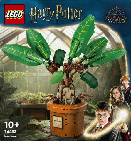 LEGO Harry Potter 76433 Mandragola, Personaggio Giocattolo da Costruire con Arti Mobili, Giochi per Bambini10+ da Collezione