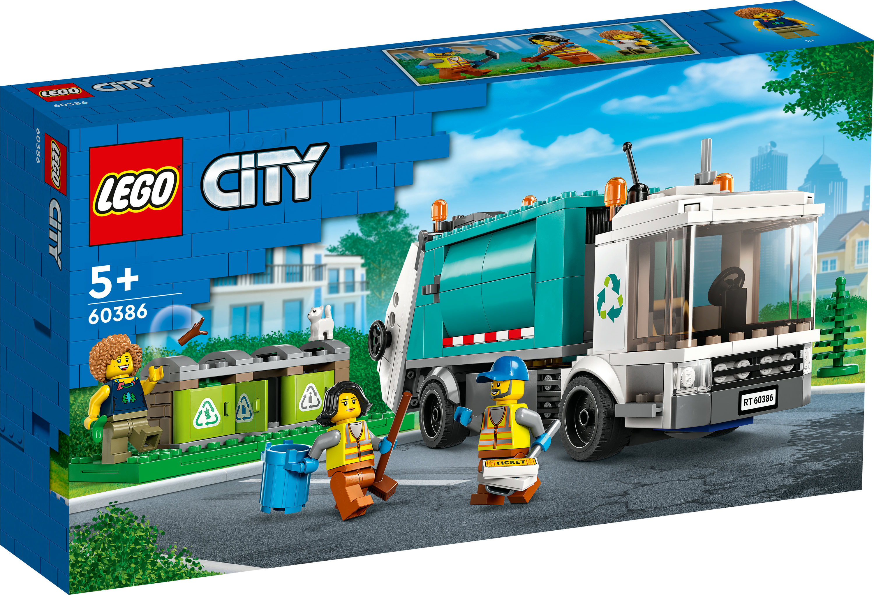 LEGO City Camion per il riciclaggio dei rifiuti