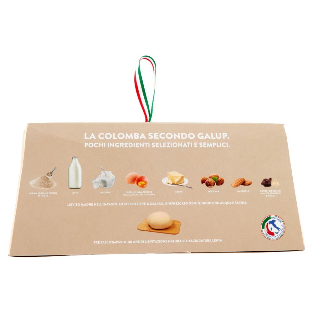 Galup la Colomba Tre Cioccolati con Glassa alle Nocciole 750 g