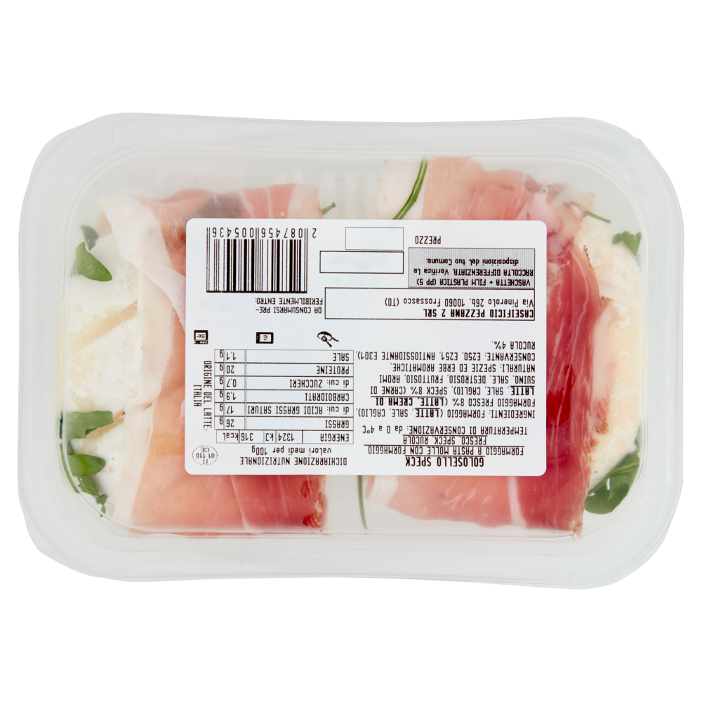 caseificio Pezzana Golosello Speck