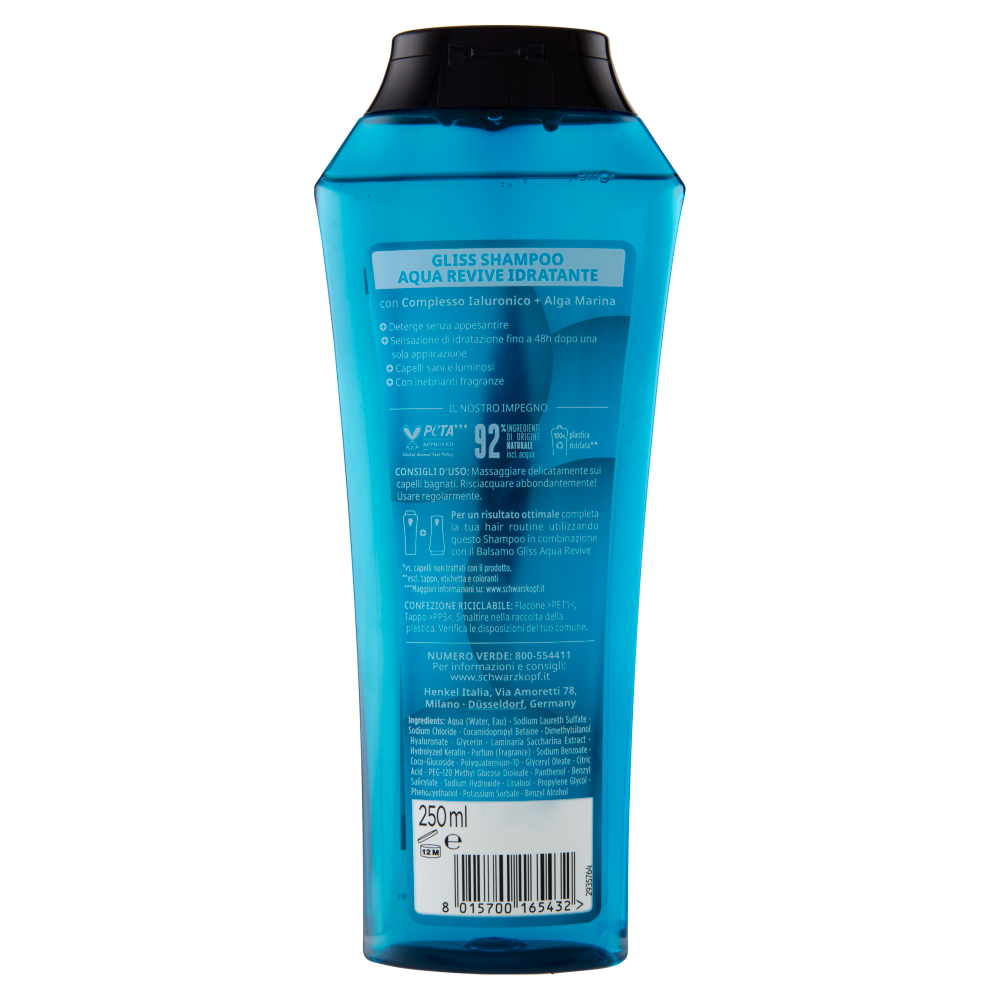 Gliss Aqua Revive Shampoo Idratante 250 ml