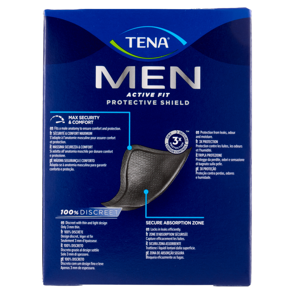 Tena Men Active Fit Protective Shield Extra Light 14 pz
