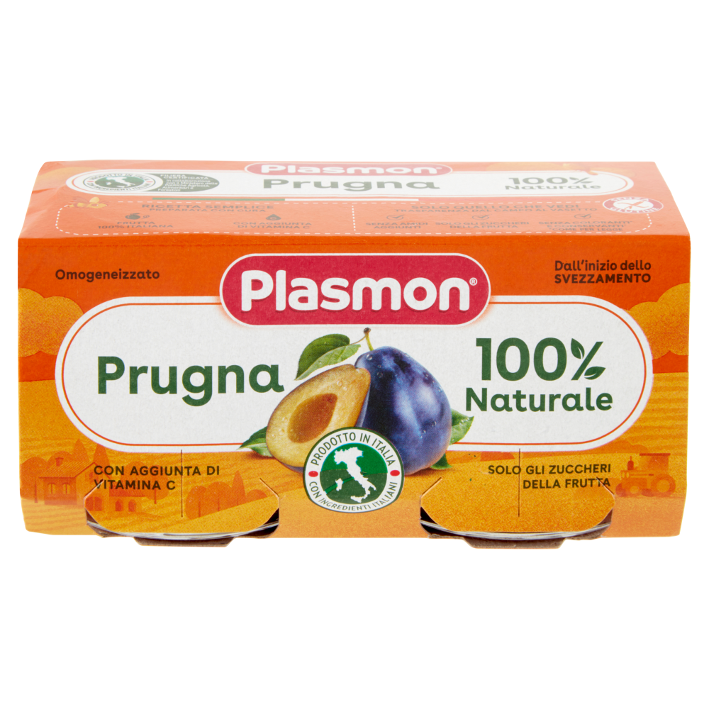 Plasmon Omogeneizzato Prugna 2 x 80 g