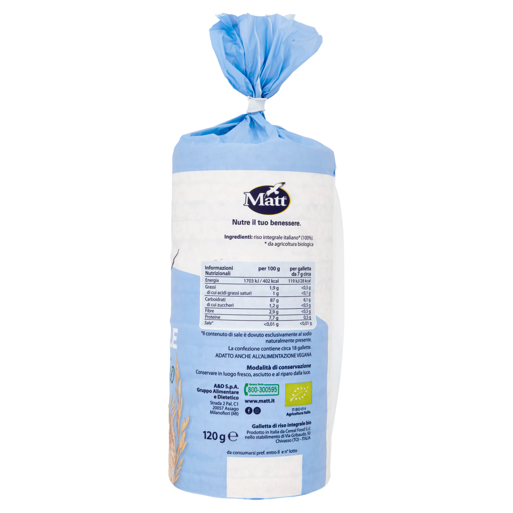 Matt le Riso Integrale Bio 120 g