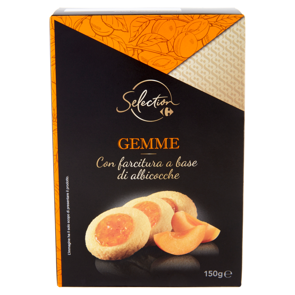 Carrefour Selection Gemme con farcitura a base di albicocche 150 g