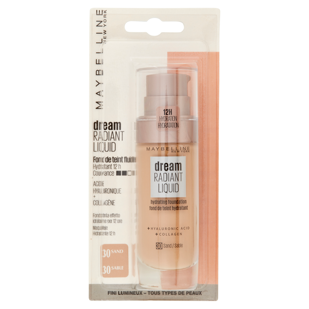Maybelline New York Fondotinta Radiant 030 30 ml