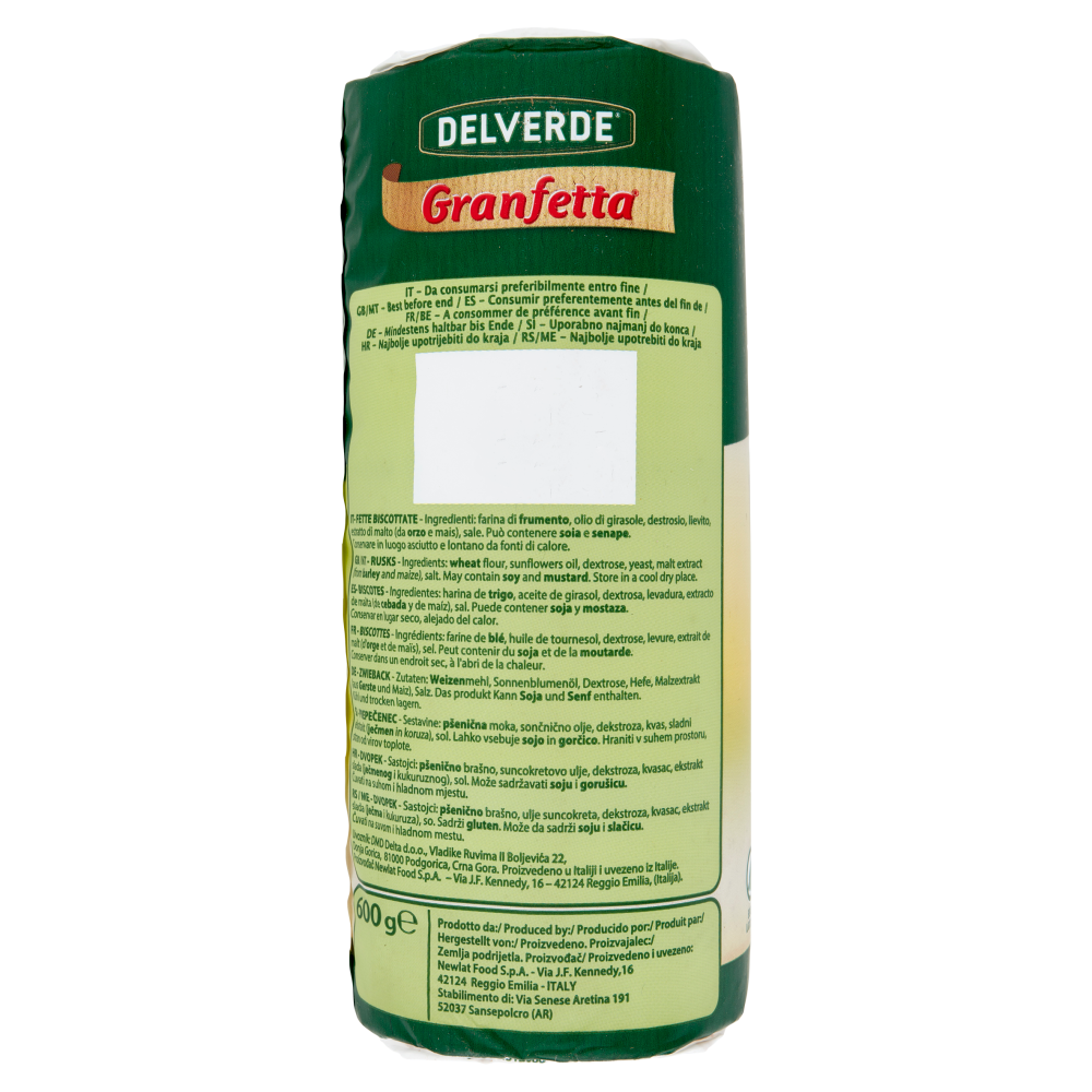 Delverde Granfetta 80 fette 600 g