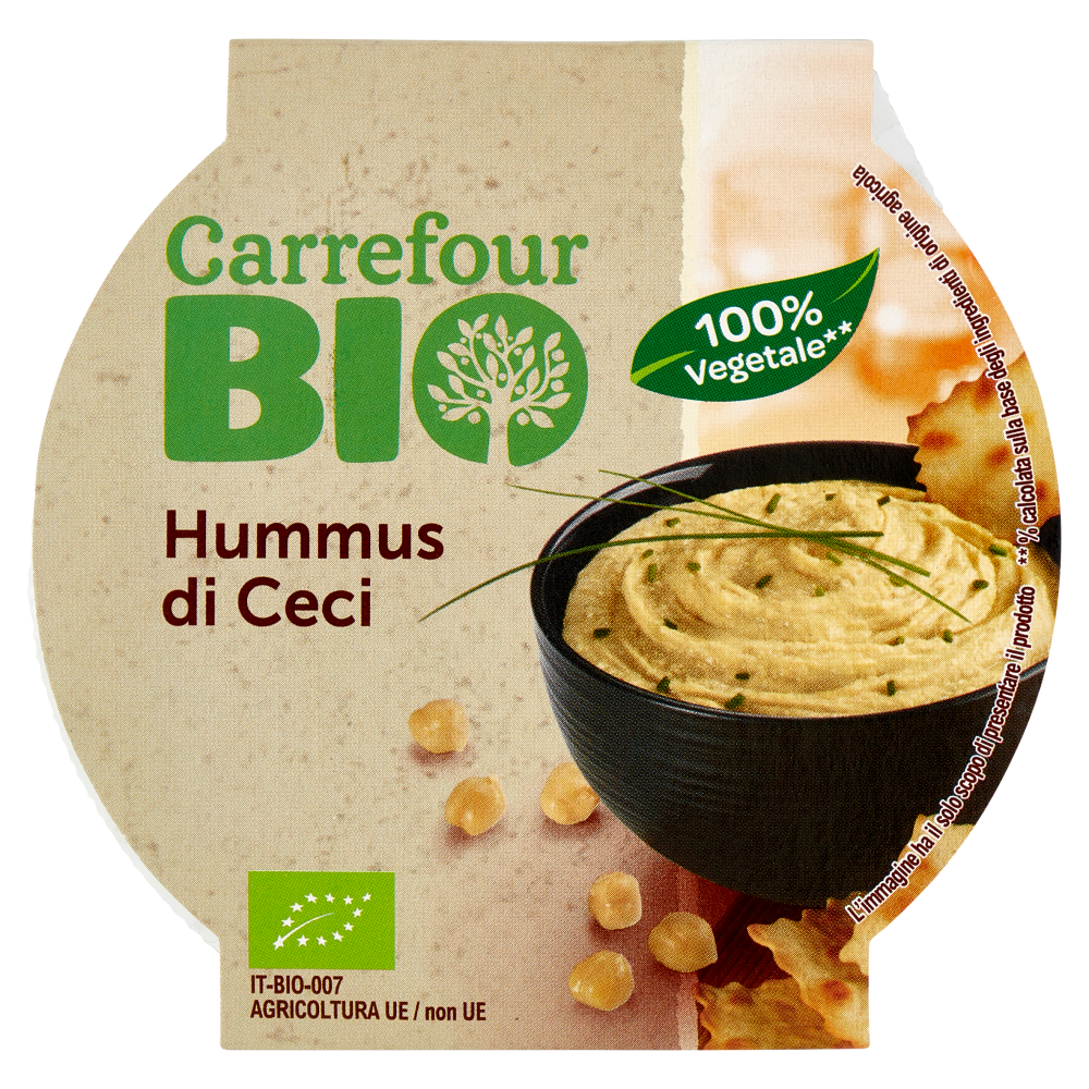 Carrefour Bio Hummus di Ceci 130 g