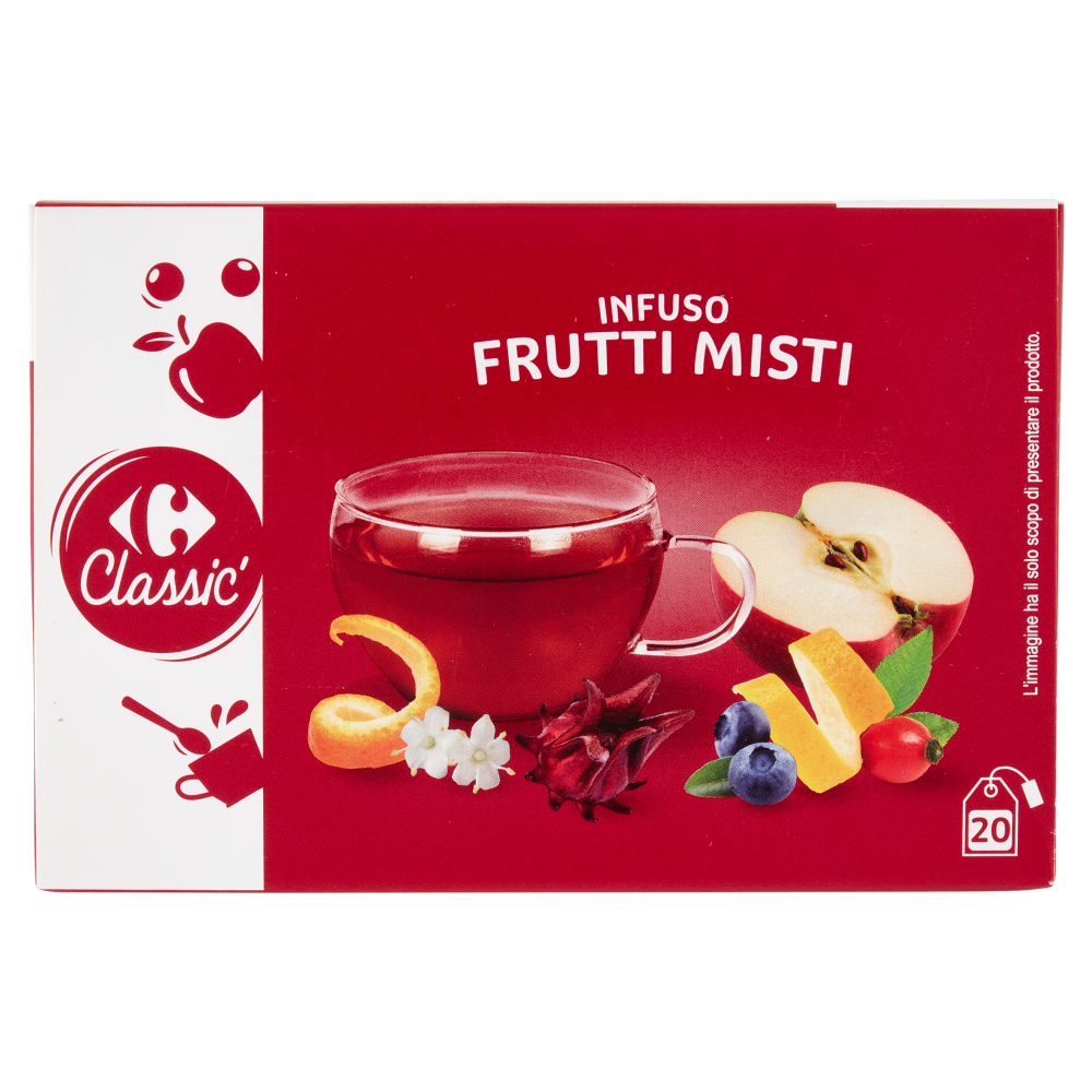 Carrefour Classic Infusi Frutti Misti filtri 20 x 3 g