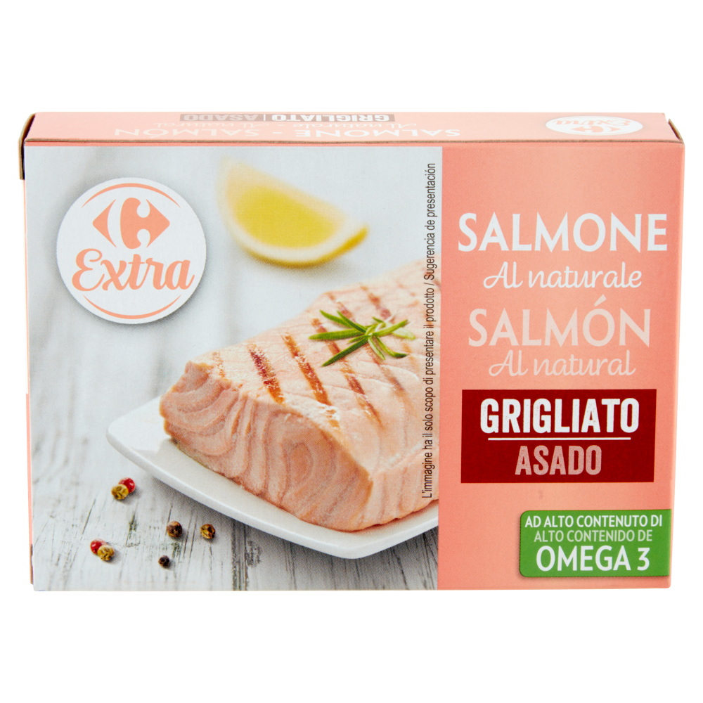 Carrefour Extra Salmone al naturale Grigliato 125 g