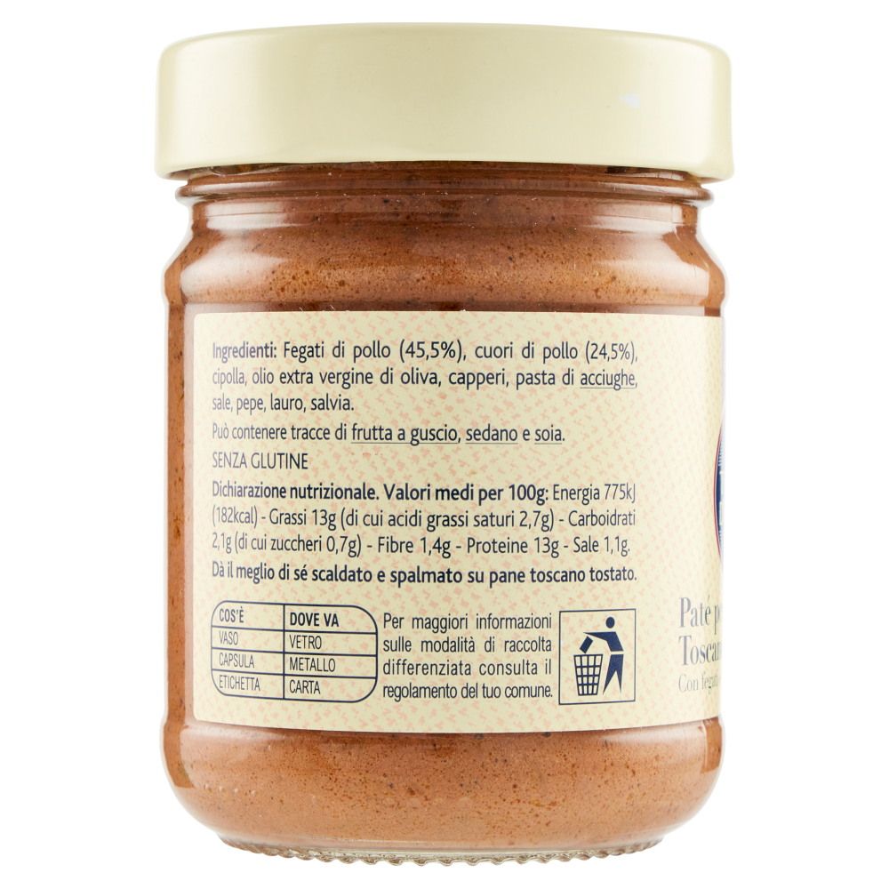 Terre d'Italia Paté per Crostino Toscano 200 g