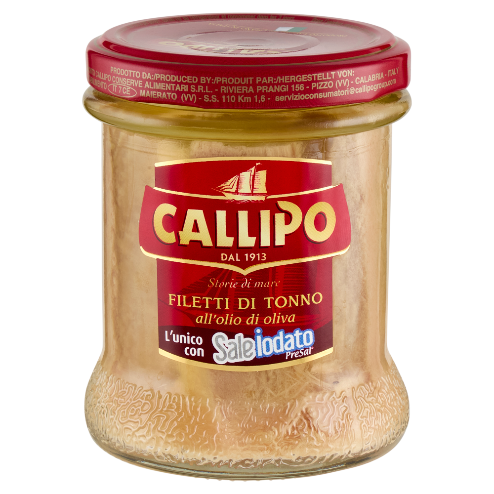 Callipo Filetti di Tonno all'olio di oliva 176 g