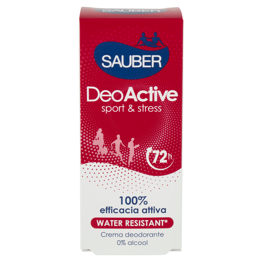 Sauber DeoActive sport & stress Crema deodorante 35 ml