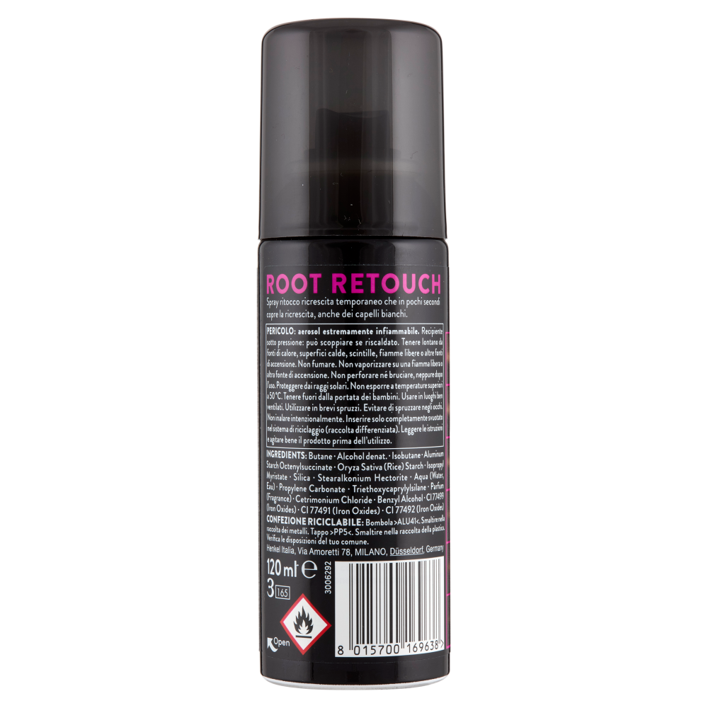 Syoss Root Retouch Colorazione Temporanea Castano Scuro 120 ml