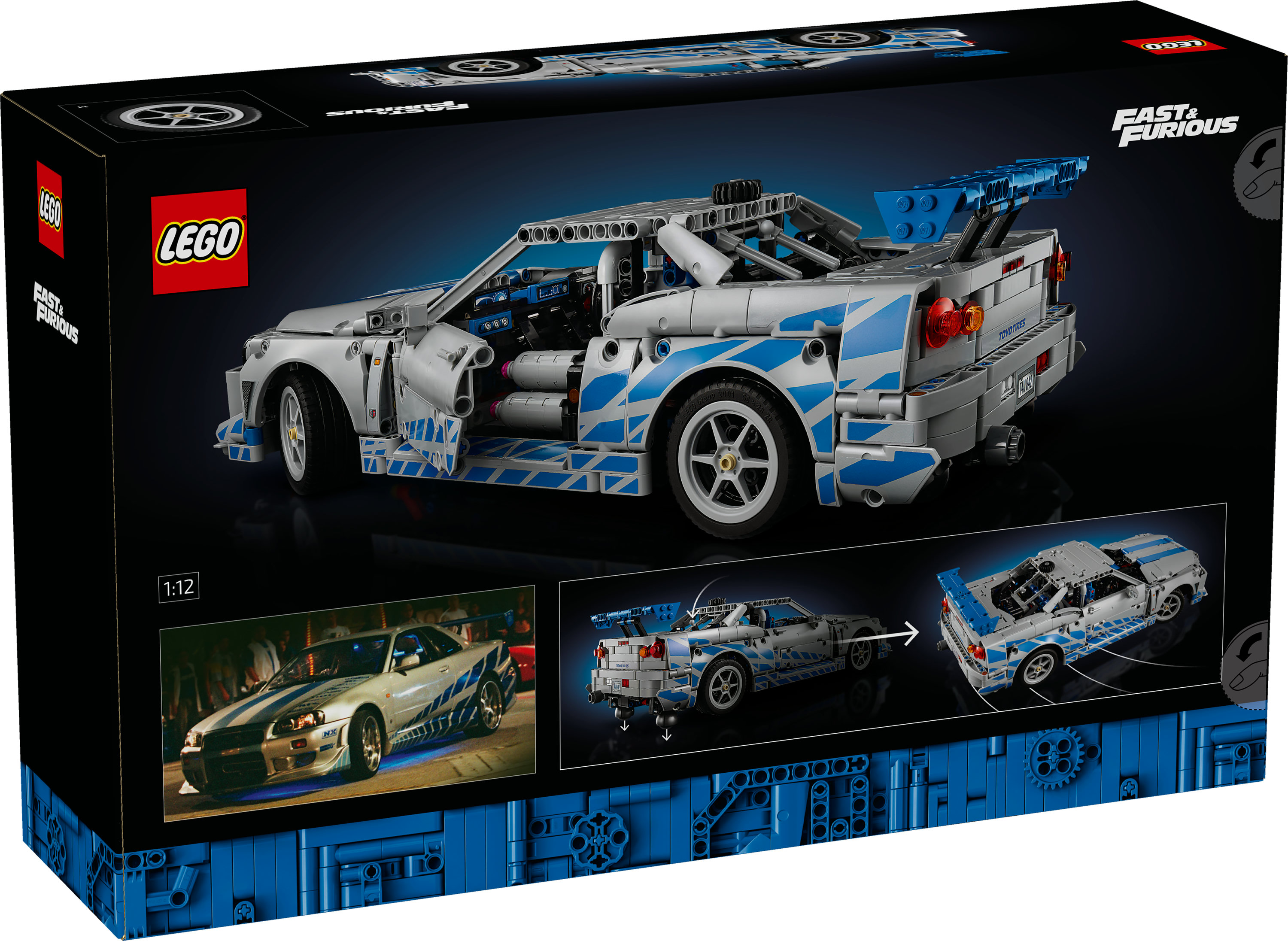 LEGO Technic Auto Nissan Skyline GT-R (R34) 2 Fast 2 Furious