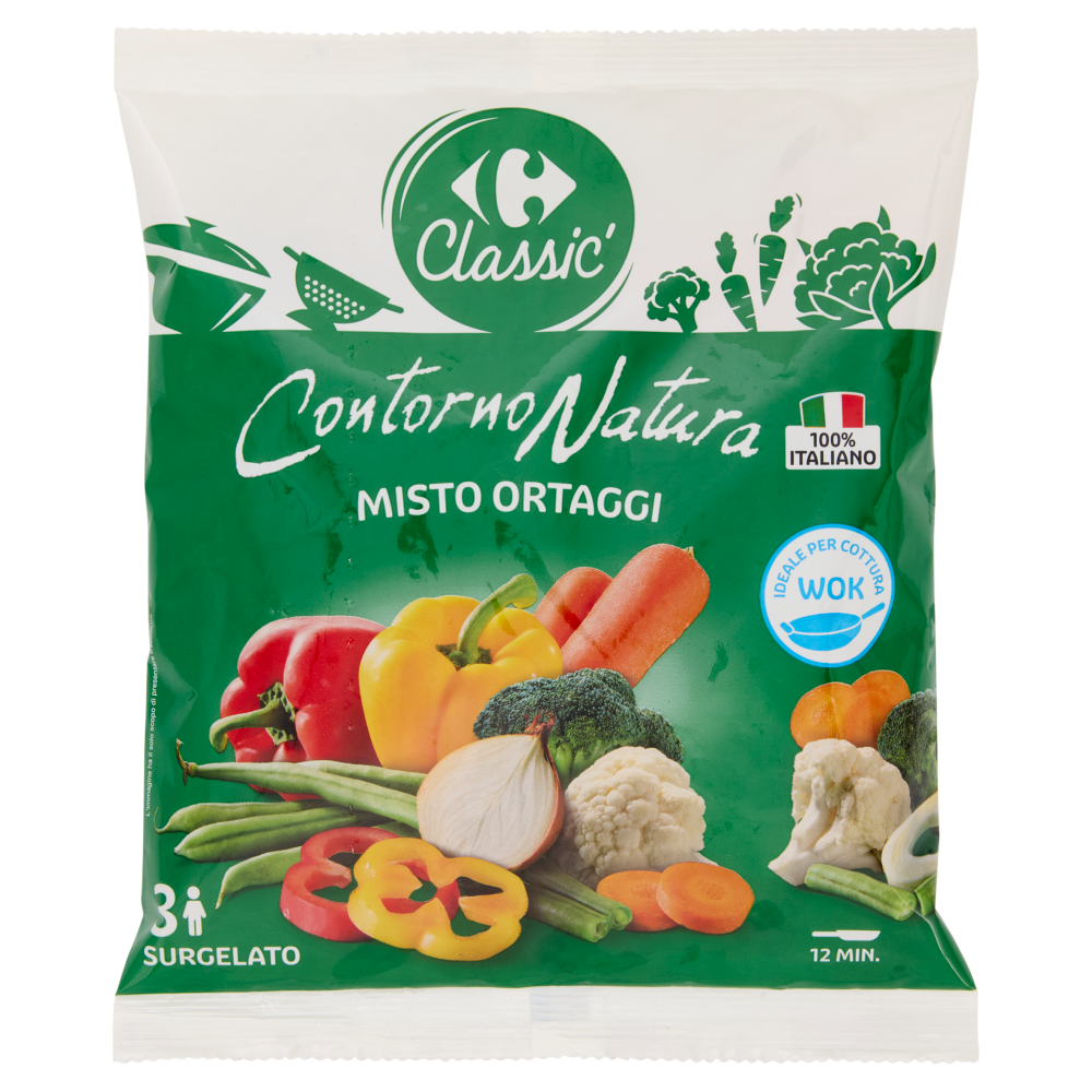 Carrefour Classic Contorno Natura Misto Ortaggi Surgelato 450 g
