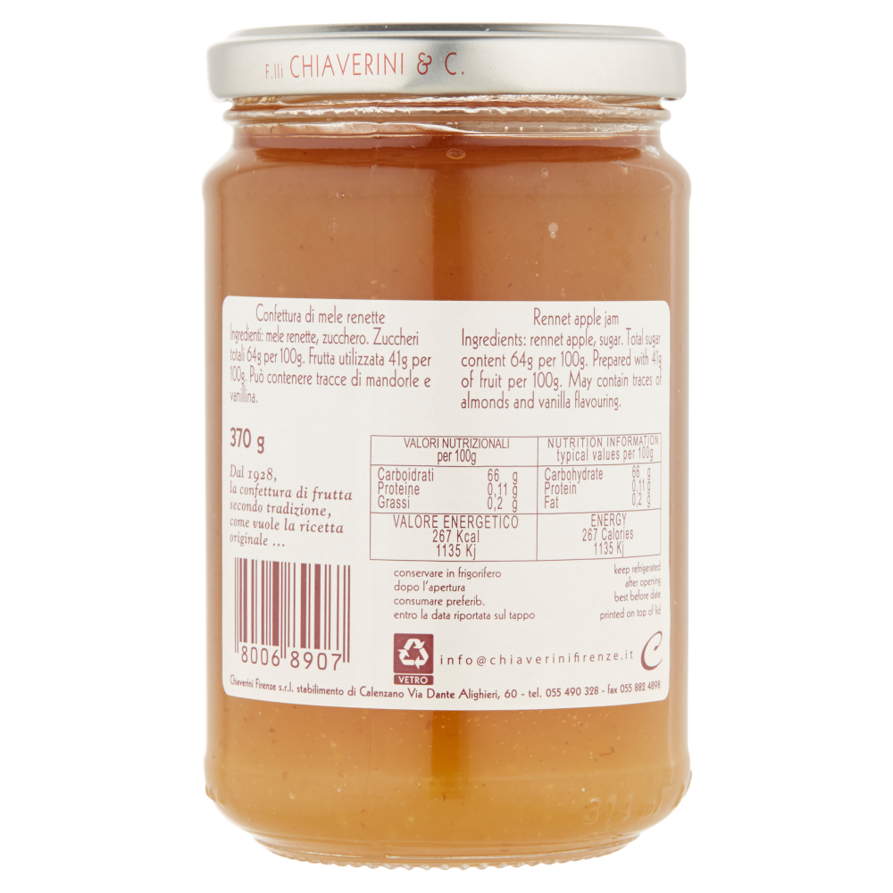 F.lli Chiaverini & C. Confettura di mele renette 370 g