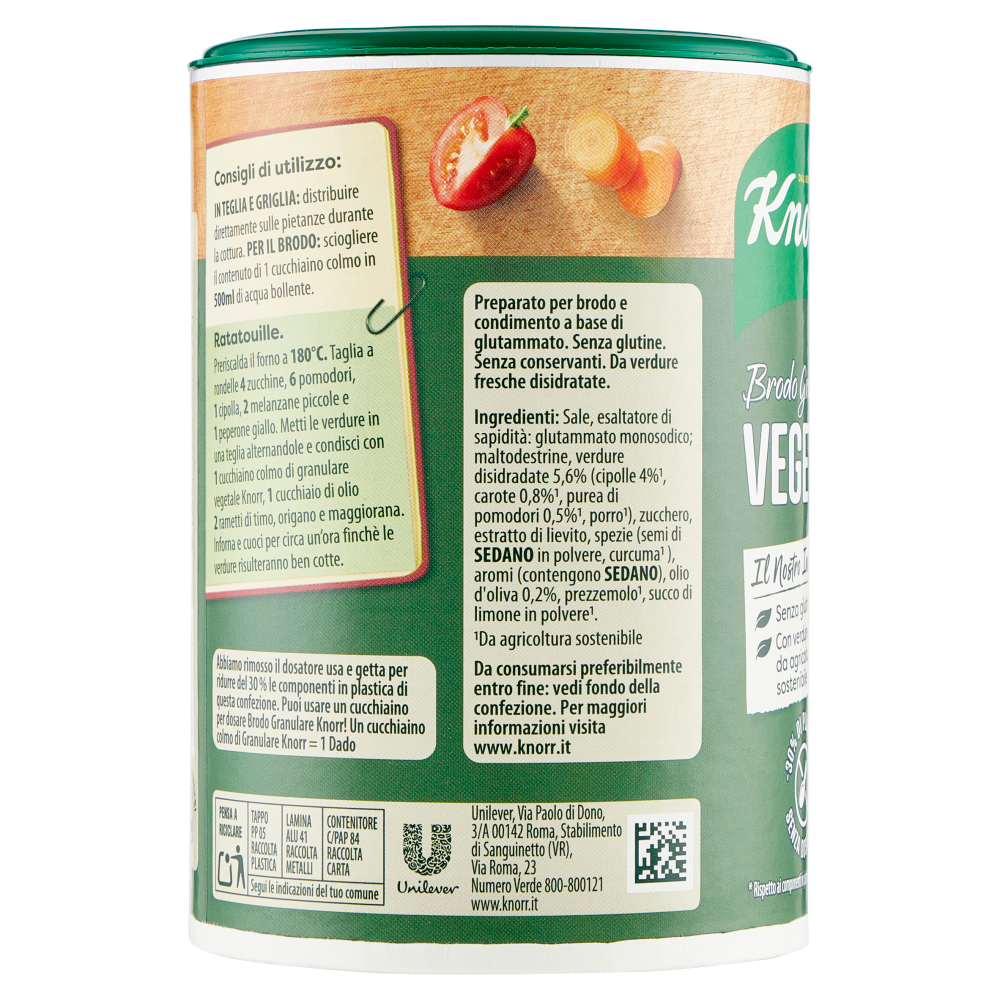 Knorr Brodo Granulare Vegetale 250 g