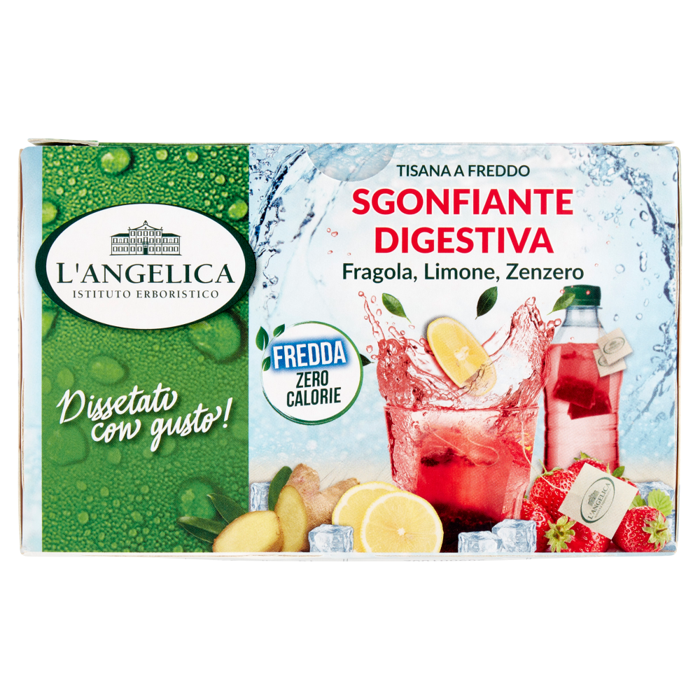 L'Angelica Tisana a Freddo Sgonfiante Digestiva 18 Filtri 39.6 g