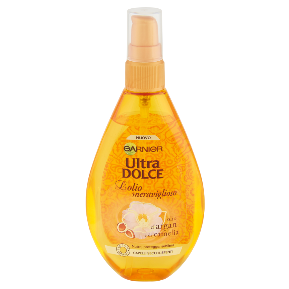Garnier Ultra Dolce L'olio meraviglioso olio d'Argan e di camelia capelli secchi, spenti 150 ml