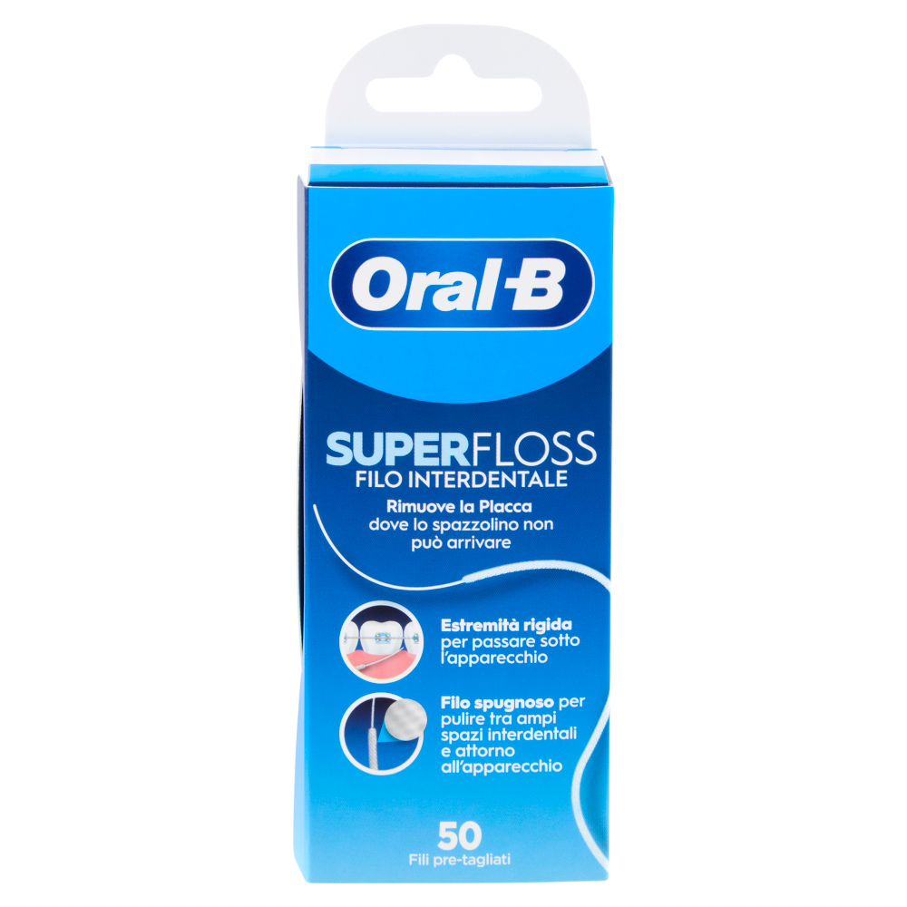 Oral-B Superfloss Filo Interdentale Fili pre-tagliati 50 pz