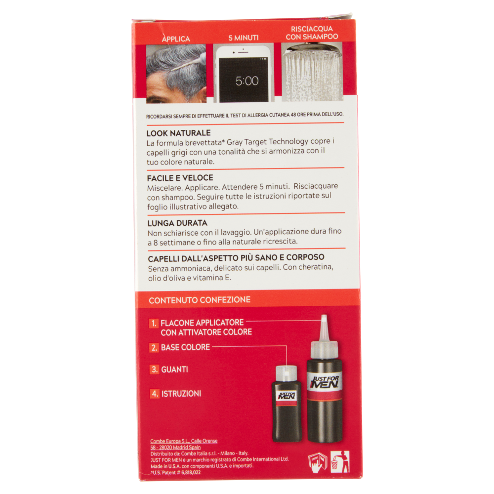 Just For Men Shampoo Colorante H-55 Nero