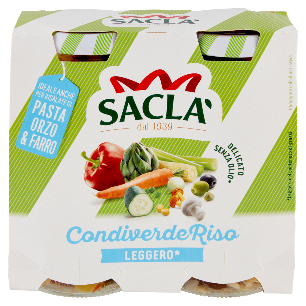 Saclà Condiverde Riso Leggero* 2 x 290 g