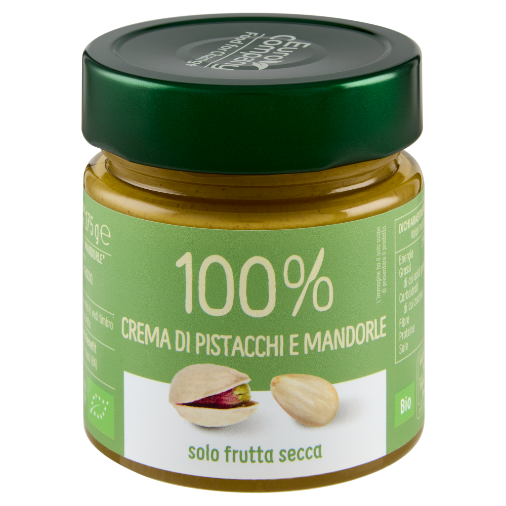 Euro Company 100% Crema di Pistacchi e Mandorle Bio 175 g