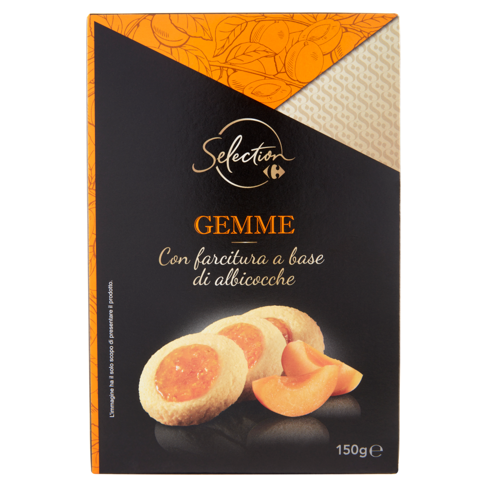 Carrefour Selection Gemme con farcitura a base di albicocche 150 g