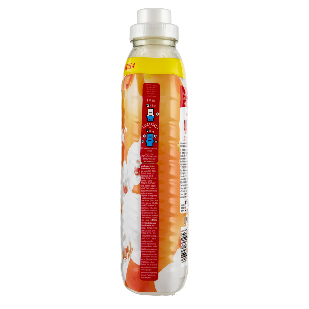 Lenor Ammorbidente Lavatrice Concentrato, Oro e Fiori di Vaniglia, 54 Lavaggi 1134 ml