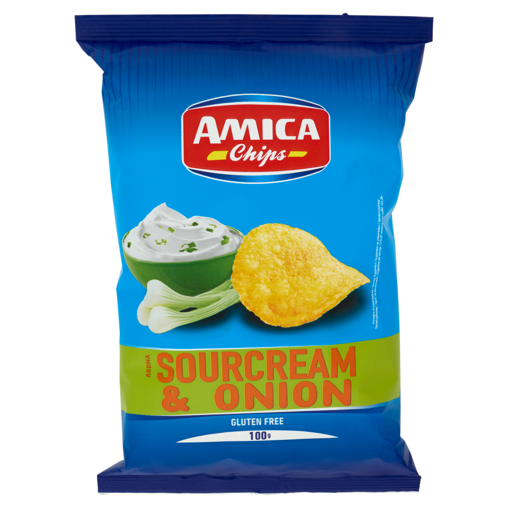 Amica Chips Aroma Sourcream & Onion 100 g