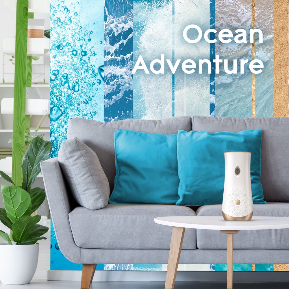 Glade Automatic Spray Ricarica, Profumatore per Ambienti, Fragranza Ocean Adventure, 269 ml