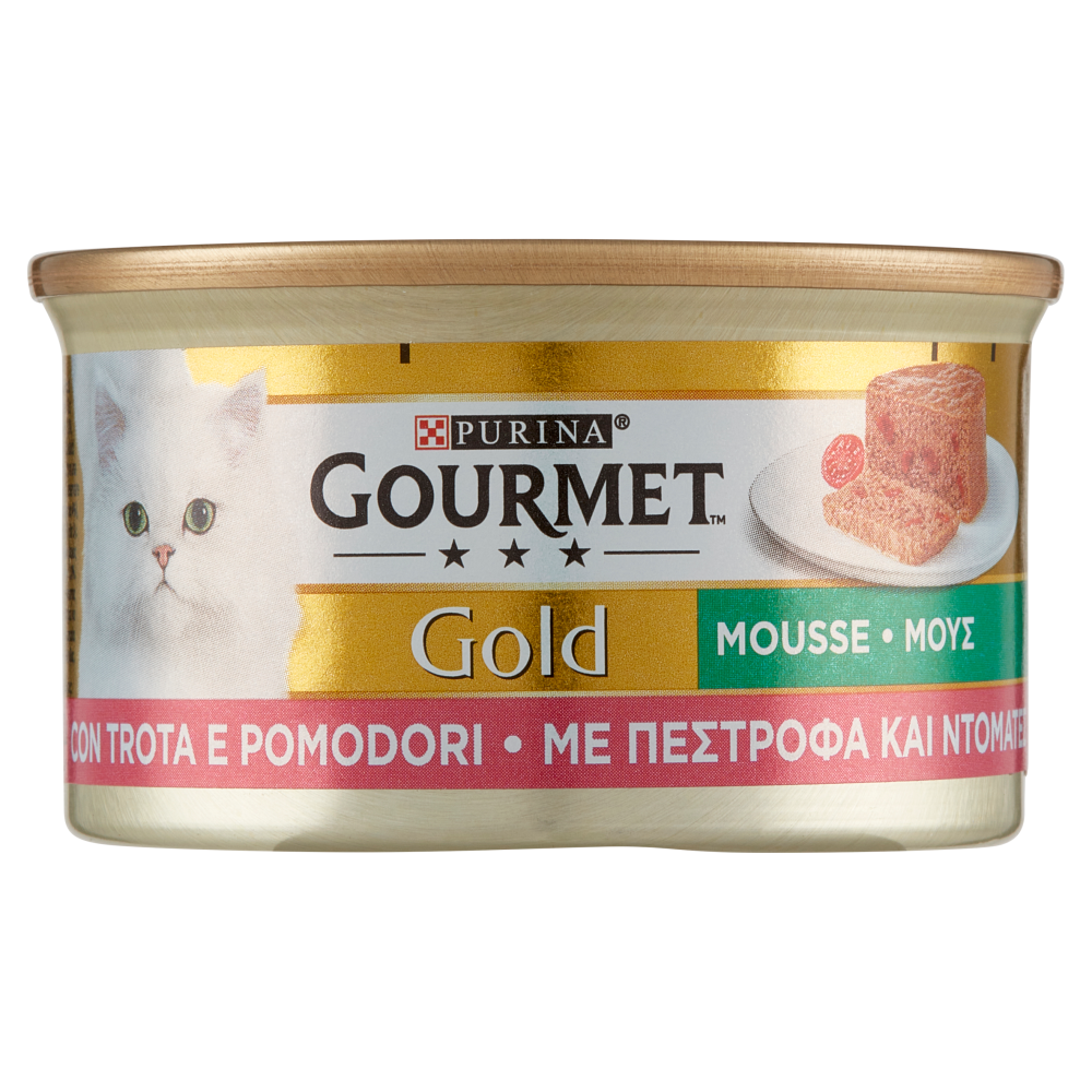 PURINA GOURMET Gold Mousse con Trota e Pomodori 85 g