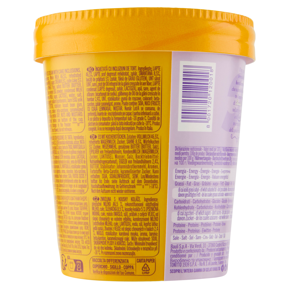 Bauli gelato al sapore di Pandoro 275 g