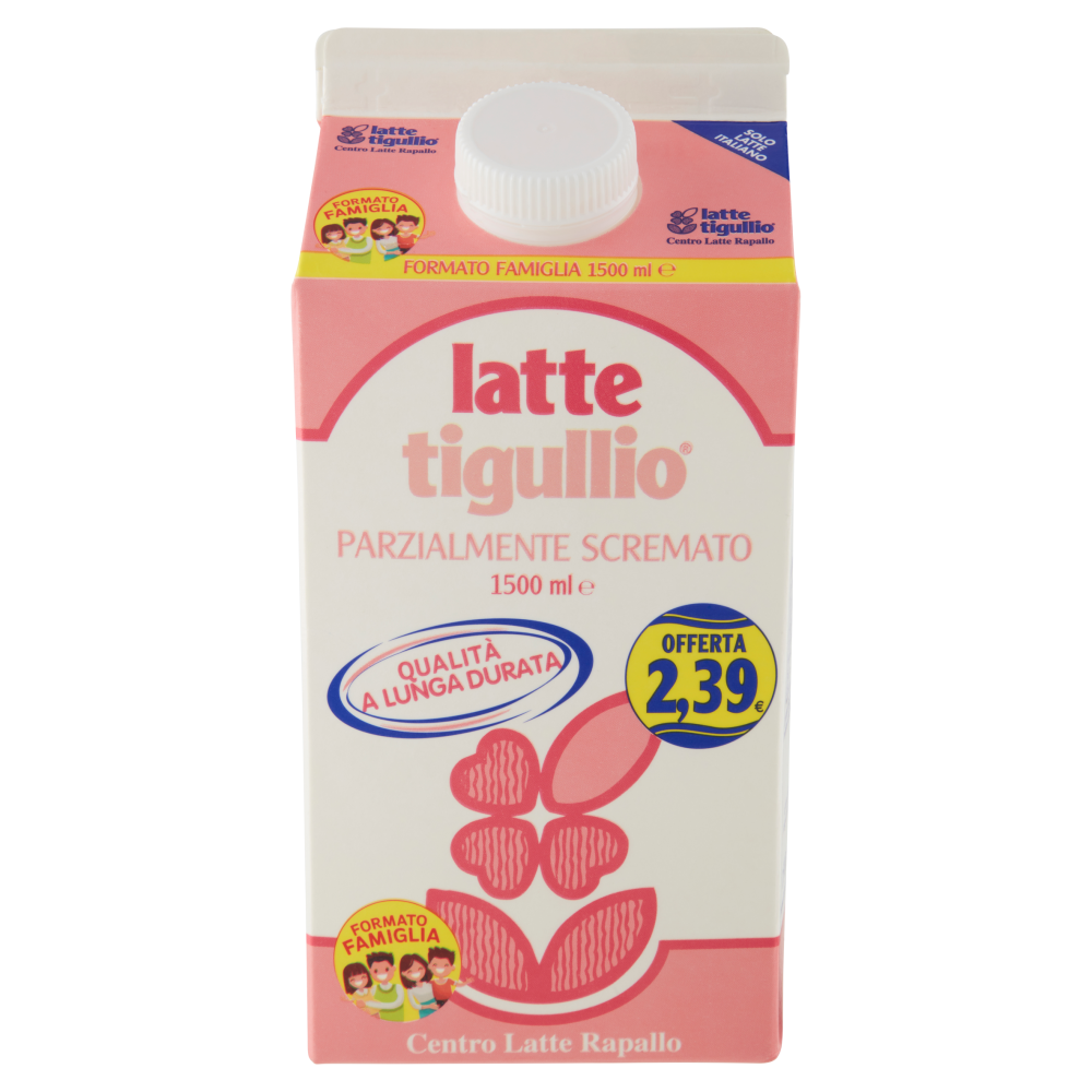 latte tigullio Parzialmente Scremato 1500 ml