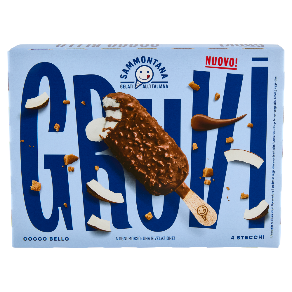 Sammontana Gruvi Cocco Bello 4 x 60 g