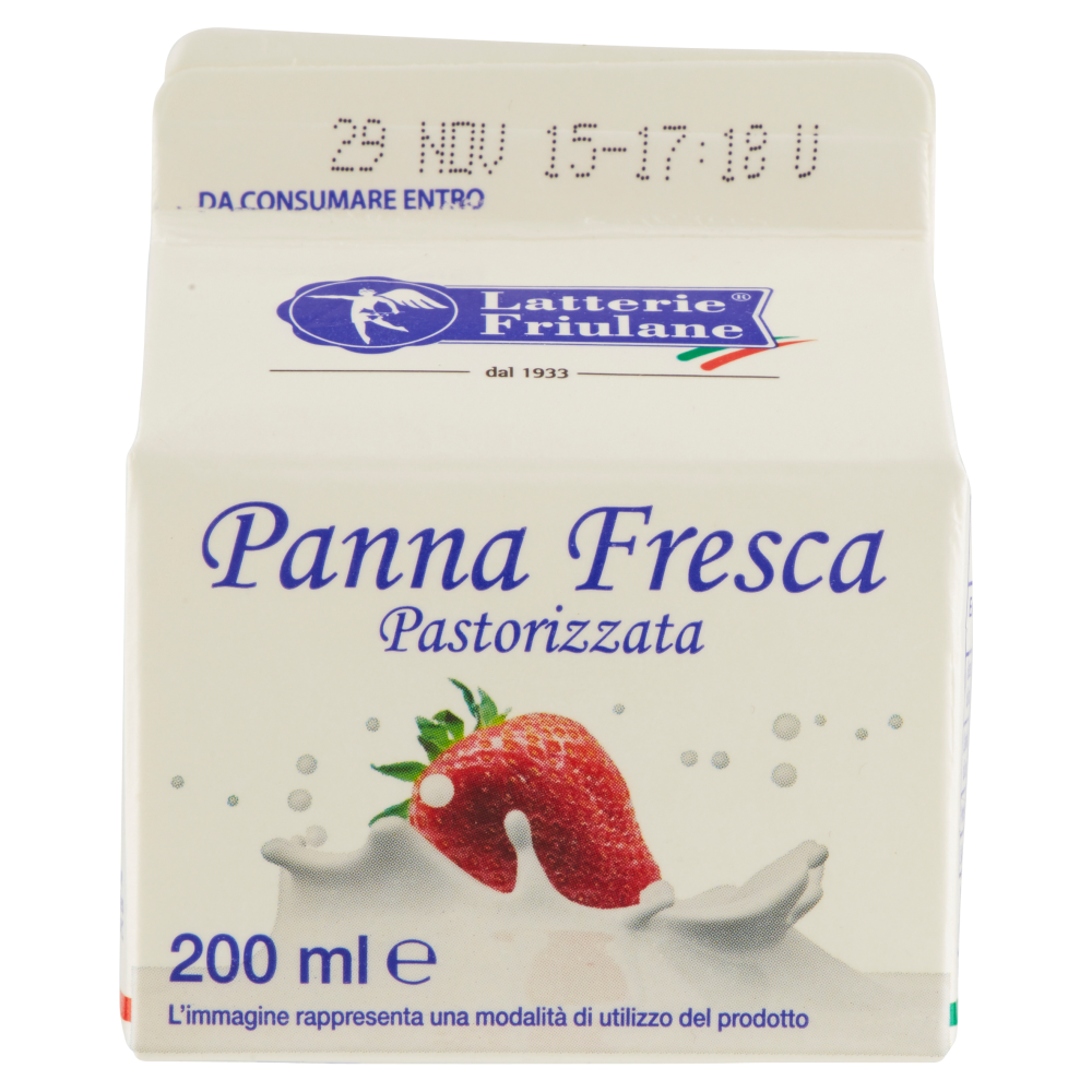 Latterie Friulane Panna Fresca Pastorizzata 200 ml